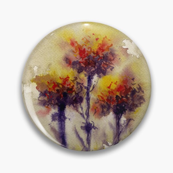 Item preview, Watercolor Red Wildflowers Botanical designed and sold by ZubairNalban.