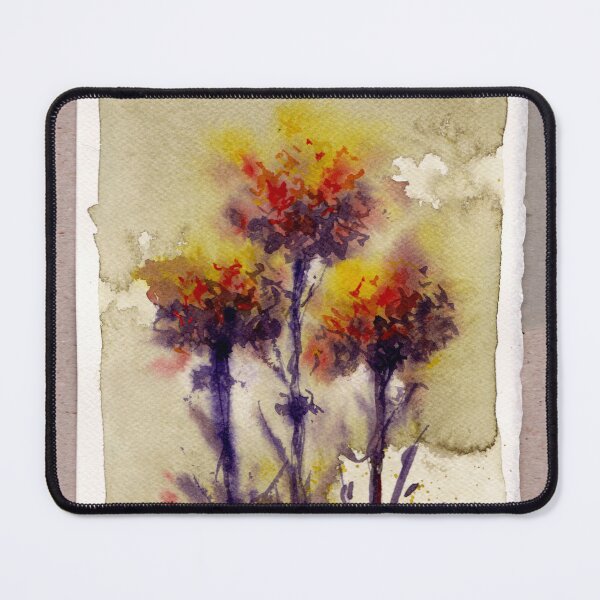 Item preview, Watercolor Red Wildflowers Botanical designed and sold by ZubairNalban.