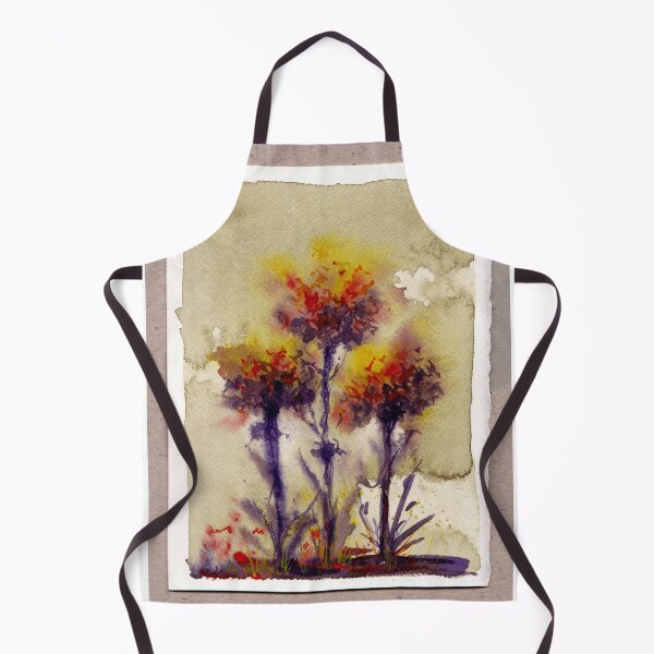 Artikelvorschau, Aquarell Rote Wildblumen Botanik entworfen und verkauft von ZubairNalban.