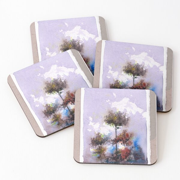 Item preview, Abstract Watercolor Trees Landscape designed and sold by ZubairNalban.