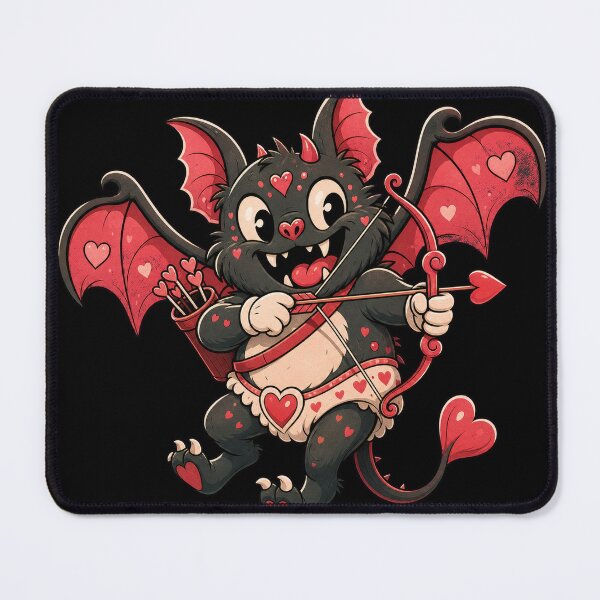 Item preview, Love Bites Cupid Bat designed and sold by Sonic Nova Studios.