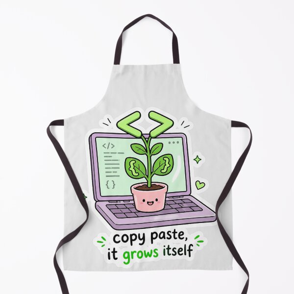 Item preview, Copy Paste It Grows Itself - Funny Developer Plant Shirt designed and sold by Geek Tracy Shop.