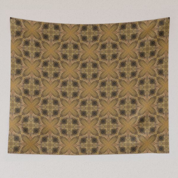 Item preview, Muted Summer Star Pattern designed and sold by Shy Fractal Designs.