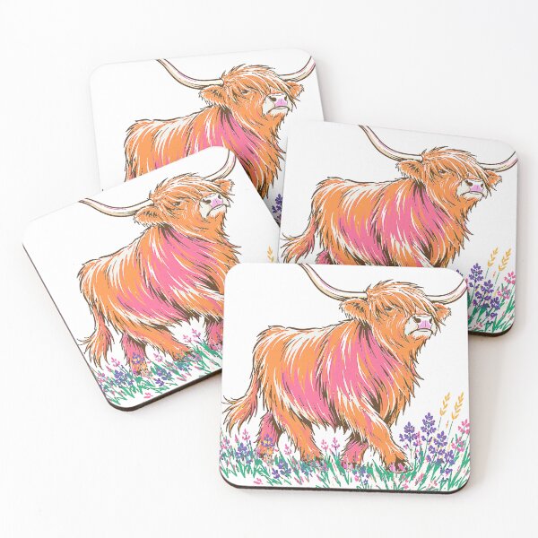 Item preview, Highland cow designed and sold by twindragonthreads.