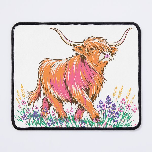 Item preview, Highland cow designed and sold by twindragonthreads.