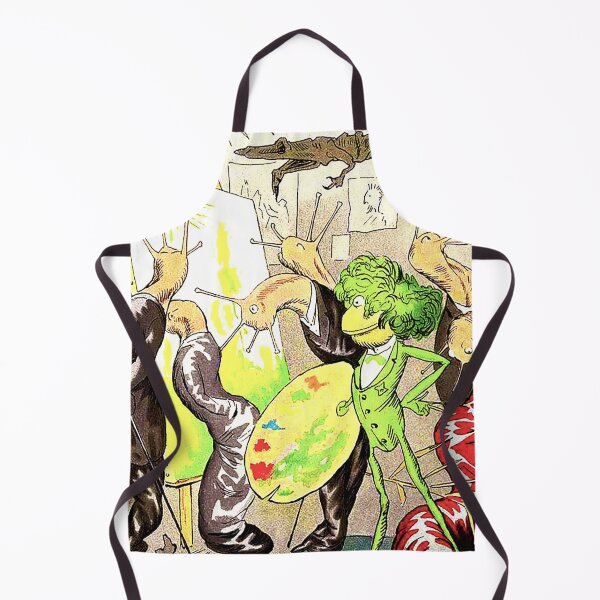Item preview, Vintage cartoon of Frog Artist designed and sold by LiszaB.