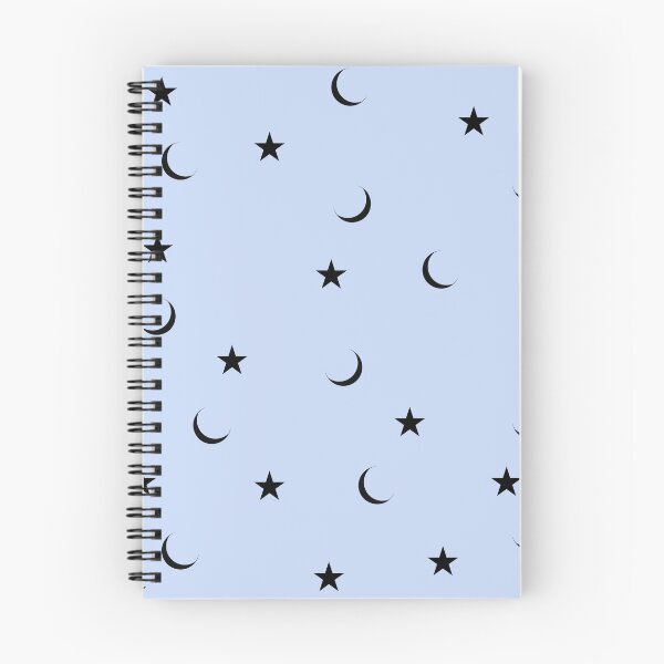 Item preview, Soft Blue Celestial Moon and Stars Pattern designed and sold by Asmaa Abdul-Azim.