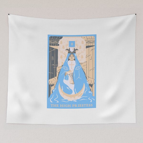 Item preview, The High Priestess Tarot Card designed and sold by AESTHETISCAPES.