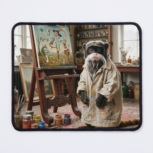 Item preview, Emperor Tamarin Monkey Is Surrealist designed and sold by Tridentulus.
