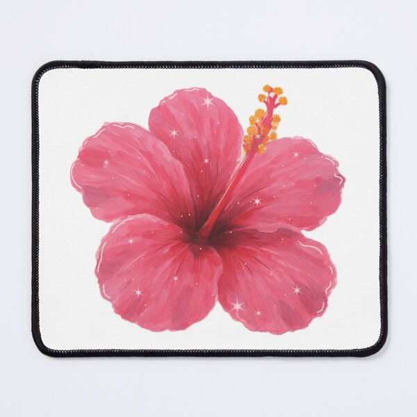 Item preview, Hot Pink Hibiscus Flower with Little Sparkles | Lucesco designed and sold by Lucesco.