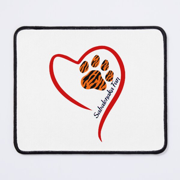 Item preview, Tennis Shirt. Tiger Paw in a Heart. Sabalenka Fan. Gift for Sabalenka Fan, Gift for a Tennis Lover. designed and sold by ShrimpAndGrits.