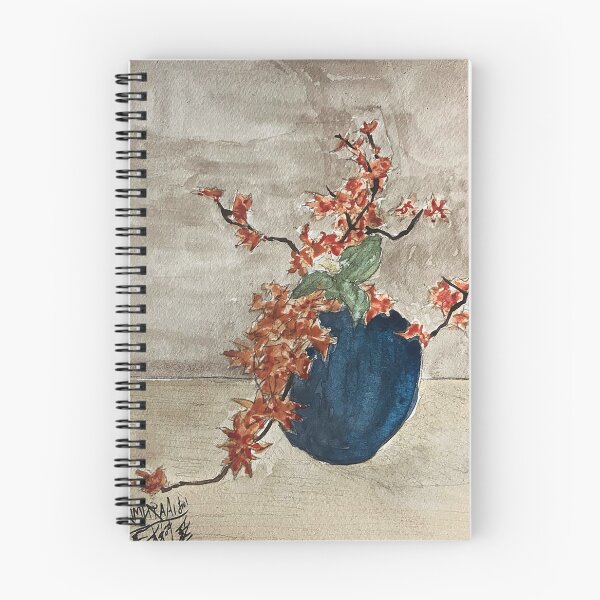 Item preview, Autumn Maple Branches in Blue Vase designed and sold by DenizNasif.