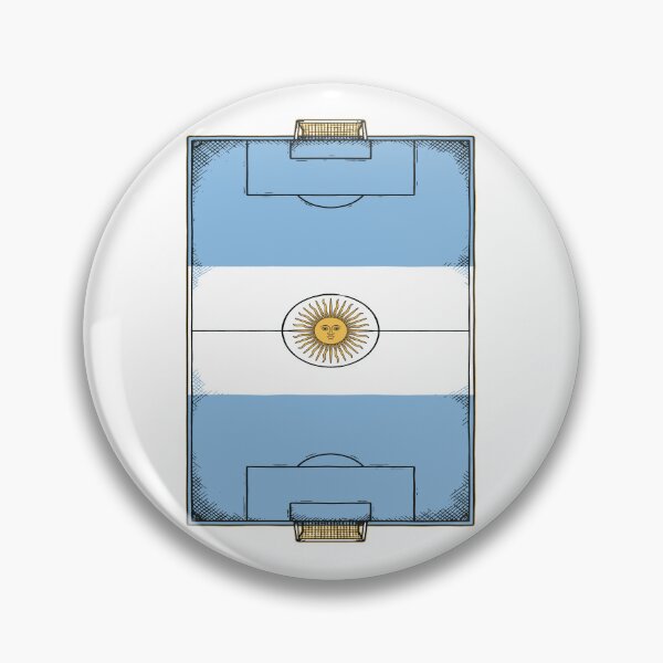 Item preview, Argentina Soccer Field Flag. designed and sold by EunsooLee.