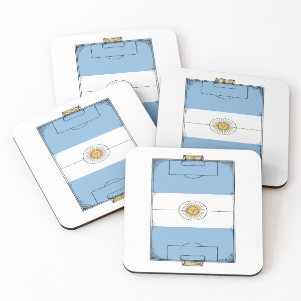 Item preview, Argentina Soccer Field Flag. designed and sold by EunsooLee.
