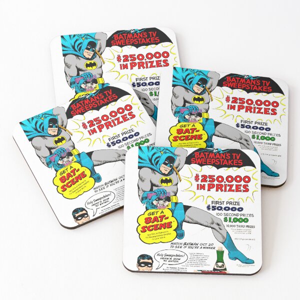 Item preview, Batman and Robin 1960s Sweepstakes ad designed and sold by The Retromotel.