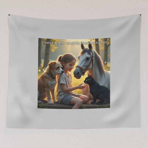 Item preview, Homeless Animal Rescue Art Campaign: Creative Philanthropy Pet Sanctuary Fund designed and sold by Creative-RE.
