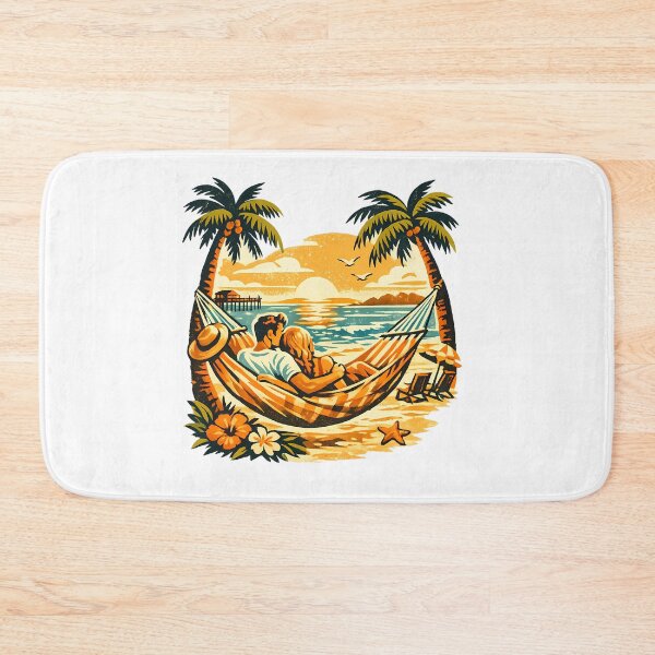 Item preview, Beach Hammock Anniversary Beach Trip Gift for Couples designed and sold by OliviaHayesArt.