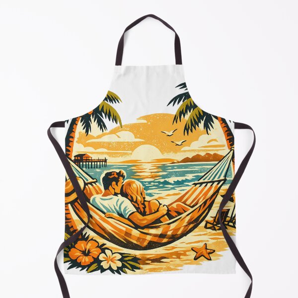 Item preview, Beach Hammock Anniversary Beach Trip Gift for Couples designed and sold by OliviaHayesArt.
