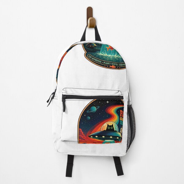Item preview, Cat UFO Abduction Goldfish- The Purrfect Alien designed and sold by PurrfectHome.