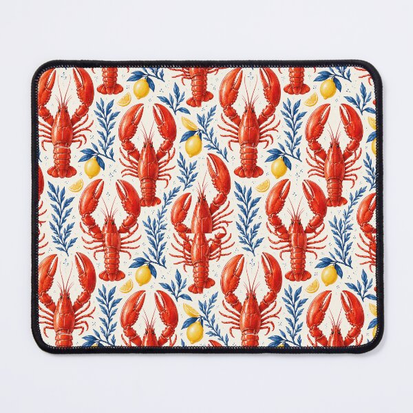 Item preview, Large Lobster and Lemons designed and sold by MoonandMaple.