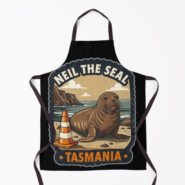 Item preview, Neil the Seal – Funny Ocean Friend Character Illustration designed and sold by Designs By Ms Mal_Tas.