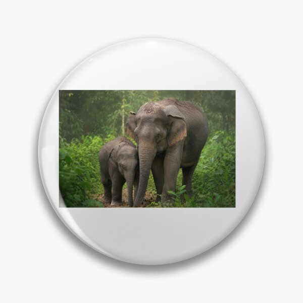 Item preview, Majestic Elephant Mother and Baby Wall Art | Wildlife Safari Photography | Jungle Nature Print | Animal Family Decor designed and sold by PrintableArt123.