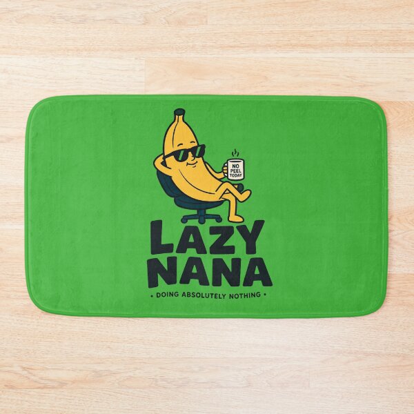 Item preview, Lazy Nana Funny Banana T-Shirt – Cute Relaxing Cartoon Fruit Design designed and sold by IMuDesigner.