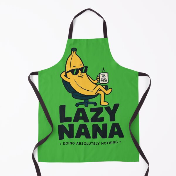 Item preview, Lazy Nana Funny Banana T-Shirt – Cute Relaxing Cartoon Fruit Design designed and sold by IMuDesigner.
