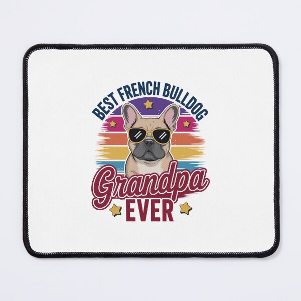 Item preview, Best French Bulldog Grandpa Ever Retro Dog Lover Gift designed and sold by SoyLamderma.