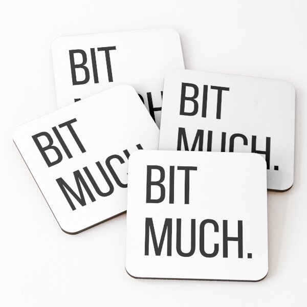 Aperçu de l'œuvre Un peu exagéré. | Typographie minimaliste humoristique | Humour australien | T-shirt avec citation inspirante créée et vendue par OveloStudios.