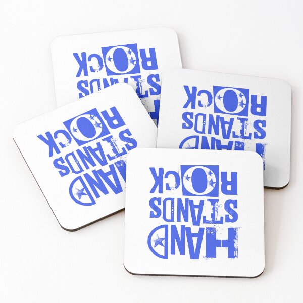 Item preview, Hand Stands Rock blue designed and sold by AhelloRose.