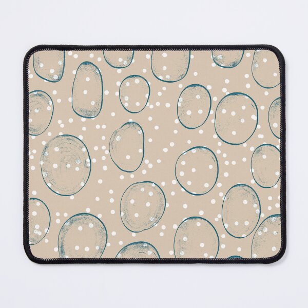 Item preview, Blue Bubbles and Polka Dots on a Beige Background designed and sold by Skayana.