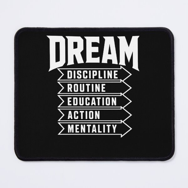 Item preview, DREAM Acronym –  Dream Discipline Routine Education Action Mentality Motivational designed and sold by Huddy-clothes.