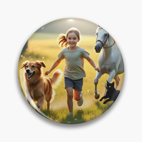 Item preview, Support Animal Adoption Campaign: Joyful Rescue Dog Cat and Horse Relief Ad designed and sold by Creative-RE.