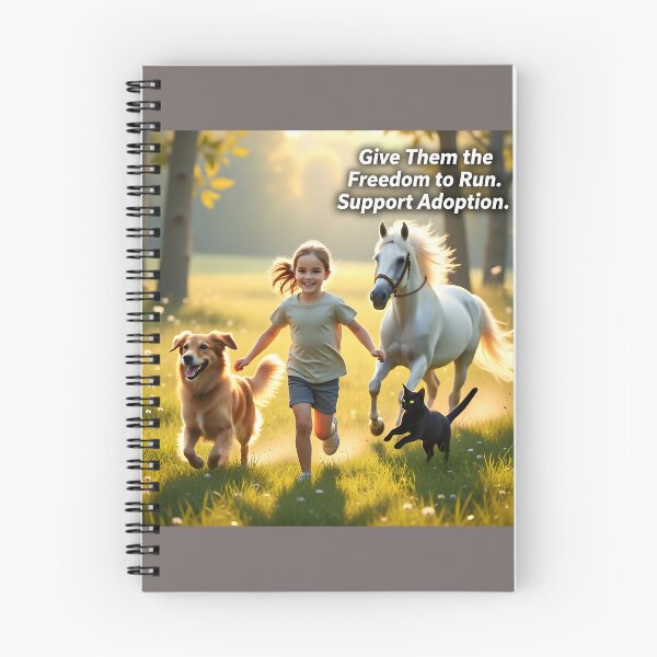 Item preview, Support Animal Adoption Campaign: Joyful Rescue Dog Cat and Horse Relief Ad designed and sold by Creative-RE.