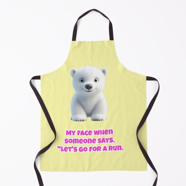 Item preview, Polar bear meme face on the topic of jogging designed and sold by Mauswohn.