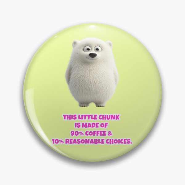 Item preview, Coffee Junkie Polar Bear Saying for Morning Grumps designed and sold by Mauswohn.