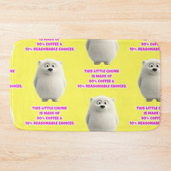 Item preview, Coffee Junkie Polar Bear Saying for Morning Grumps designed and sold by Mauswohn.