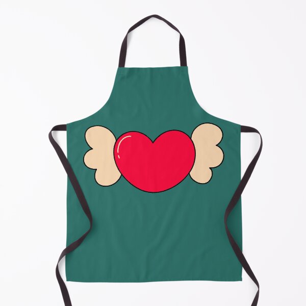 Item preview, Cute Red Heart with Angel Wings designed and sold by ubborn.