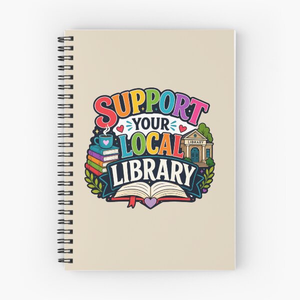 Item preview, Support Your Local Library designed and sold by Myra365Art.