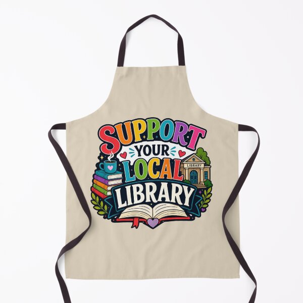 Item preview, Support Your Local Library designed and sold by Myra365Art.