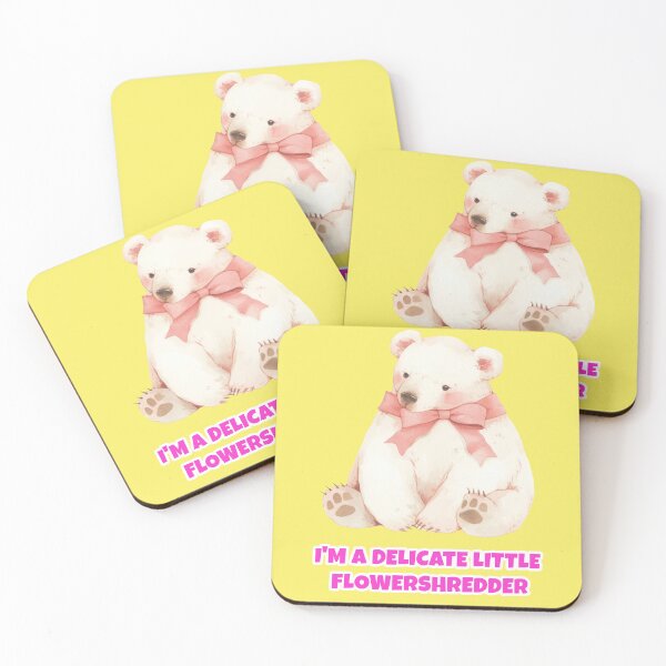 Item preview, Delicate bear as a wild flower destroyer saying designed and sold by Mauswohn.