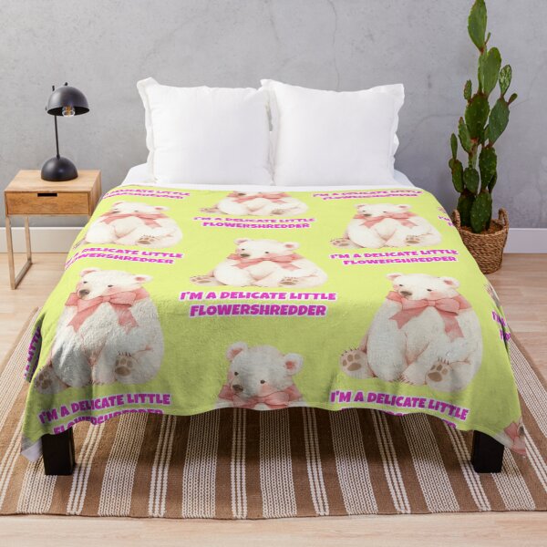 Item preview, Delicate bear as a wild flower destroyer saying designed and sold by Mauswohn.