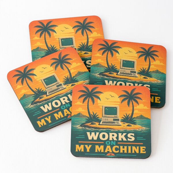 Item preview, Works On My Machine - Funny Developer Excuse Shirt designed and sold by Geek Tracy Shop.
