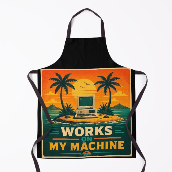 Item preview, Works On My Machine - Funny Developer Excuse Shirt designed and sold by Geek Tracy Shop.