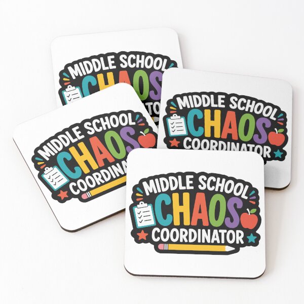 Item preview, Middle School Teacher Chaos Coordinator designed and sold by officinelala.