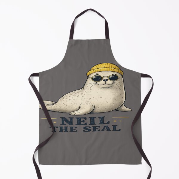 Item preview, Neil the Seal | Retro Cool Seal Vintage Graphic designed and sold by BoomStickers18.