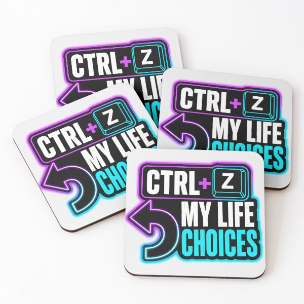 Item preview, Ctrl Z My Life Choices - Funny Keyboard Shortcut Shirt designed and sold by Geek Tracy Shop.