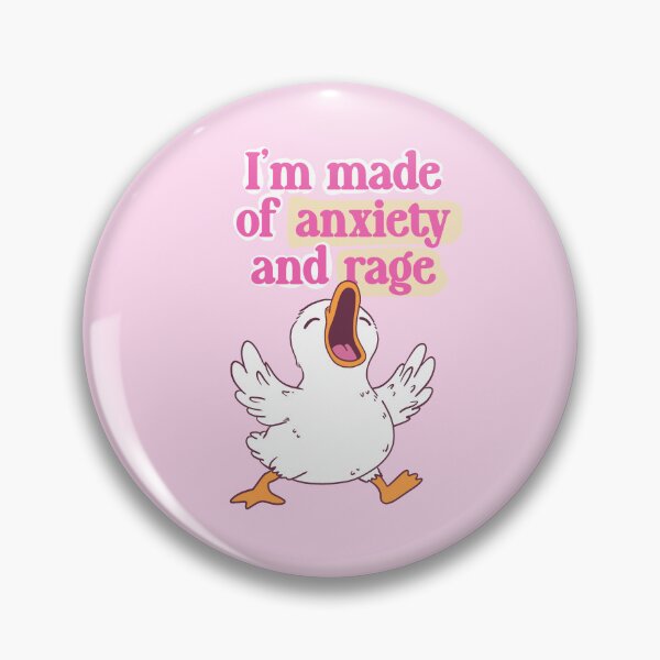 Item preview, Screaming Duck Anxiety and Rage designed and sold by Jess.a.creates.