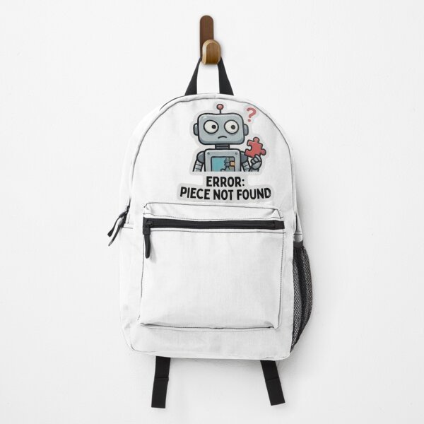 Item preview, Error: Piece Not Found Funny Robot Sticker | Cute Programmer & Tech Geek Design designed and sold by Shree shyam khatu ji.